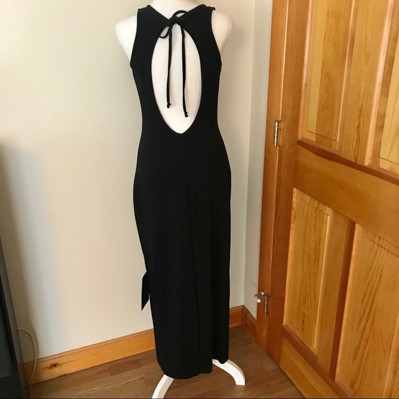 Moda International Black Sleeveless Maxi Dress - Picture 2 of 2